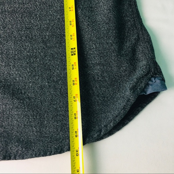 Thread and Cloth XLarge Long Sleeve Button up Shirt Gray Cotton - Picture 6 of 7